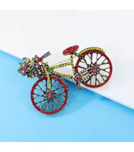 XSB214 - Vintage Bicycle Saree Brooch